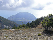 Гора Аю-Даг, вид сверху