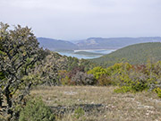 Вид на Чернореченское водохранилище